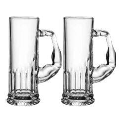 Set 2 Vasos Cervecero Shop Musculoso