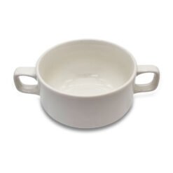 Alternative view of Taza de Consomé con asas/ Bowl Porcelana