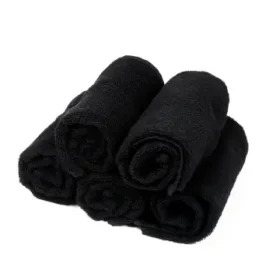 toalla negra peluquería 35x75 cm profesional