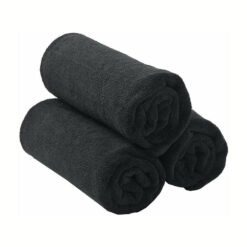 Toalla Negra para Peluquerias, Spa y Gym  35*75cm | 570g/mt2