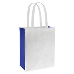 Alternative view of Bolsa Ecológica formato horizontal reutilizable en tela TNT nonwoven de 80 g/m2. Cuenta con 2 asas