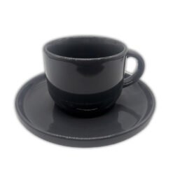 Alternative view of Taza Gris con Plato