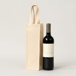 Alternative view of Bolsa Ecológica para Botella de Vino – 100% Algodón