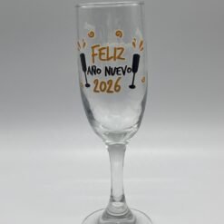 Pack Copa Flauta de 180ml x 6 Unidades (Feliz Año nuevo)
